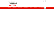 Tablet Screenshot of factsdomatter.com